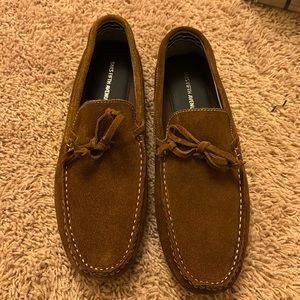 NIB Men’s 10.5 Lorenzo Tan Suede Moccasins